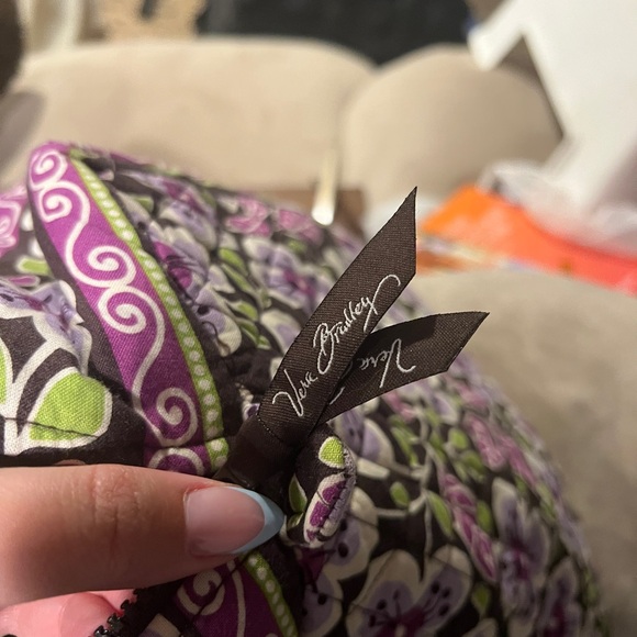 Vera Bradley XL Weekender Duffel Bag Plum Petal - Picture 4 of 4